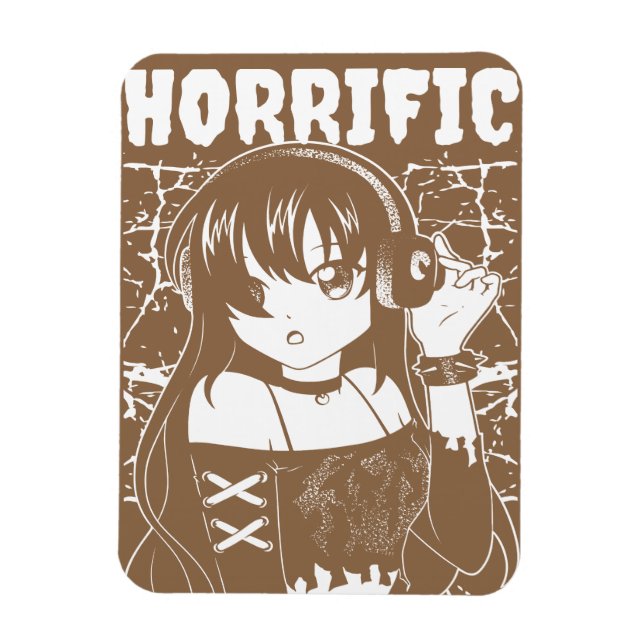 Magnet Flexible Jolie fille d'anime  (Vertical)