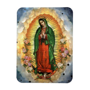 Magnet Flexible Jolie Notre Dame de Guadalupe Vierge Marie Cuisine