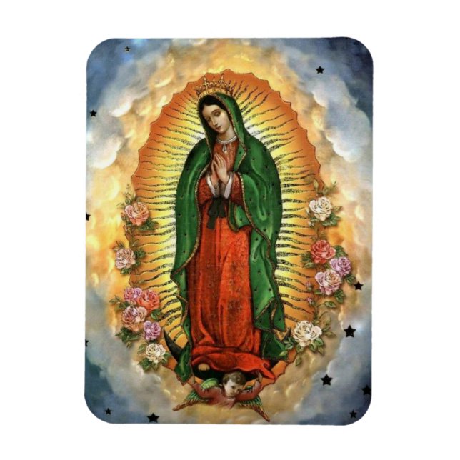 Magnet Flexible Jolie Notre Dame de Guadalupe Vierge Marie Cuisine (Vertical)