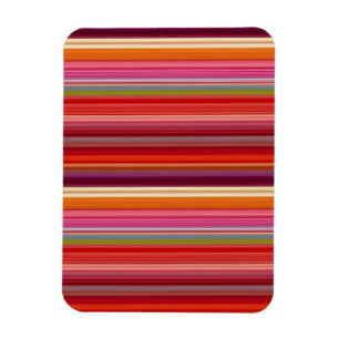 Magnet Flexible Jolies couleurs rayées vintage