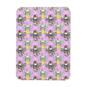 Magnet Flexible Jolies fées et étoiles et lunes motif