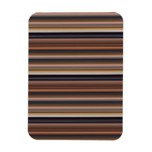 Magnet Flexible Jolies rayures bleues marron