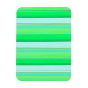 Magnet Flexible Jolies rayures vert aqua