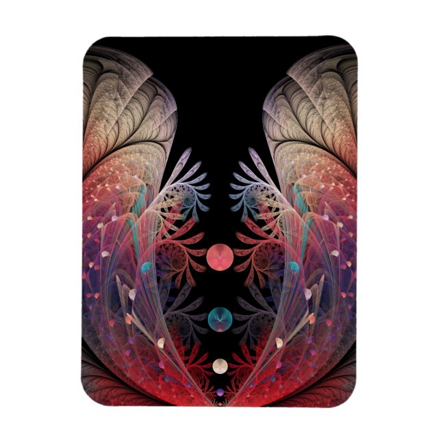 Magnet Flexible Jonglage Abstrait Moderne Fantaisie Art Fractal (Vertical)