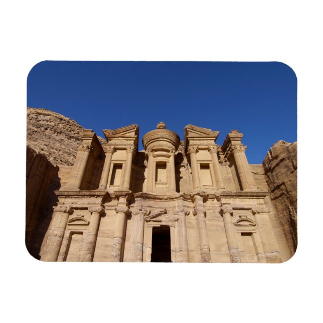 Magnet Flexible Jordanie, Pétra, Le Monastère, Al Deir. (Horizontal)