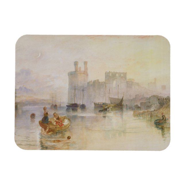 Magnet Flexible Joseph Mallord William Turner | Château de Caernar (Horizontal)