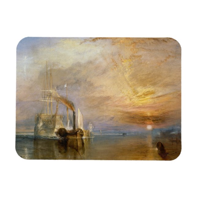 Magnet Flexible Joseph Mallord William Turner | Le Températeur de  (Horizontal)