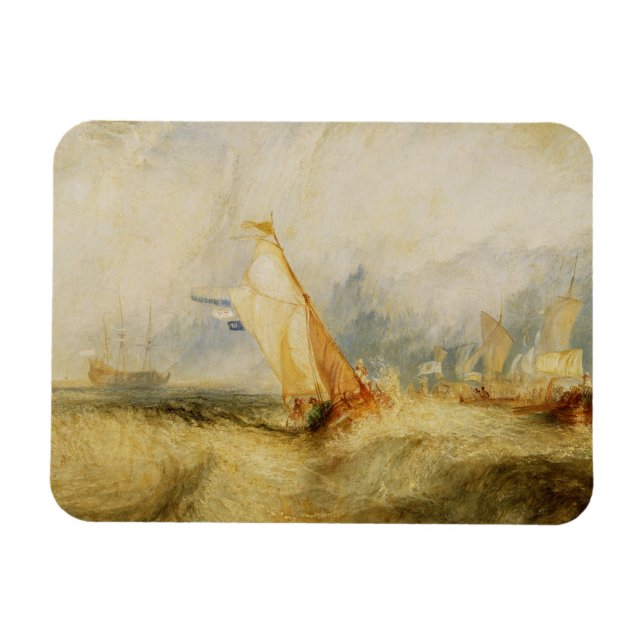 Magnet Flexible Joseph William Turner | Van Tromp Going (Horizontal)
