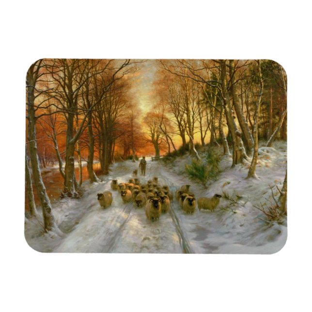 Magnet Flexible Joué avec des nuances d'heures du soir (Horizontal)