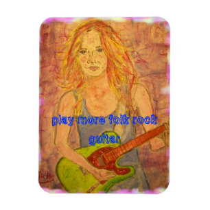 Magnet Flexible jouer plus folk rock guitare