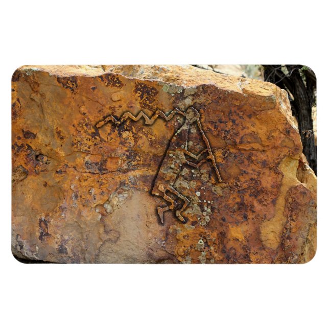 Magnet Flexible Joueur de flute Petroglyph (Horizontal)
