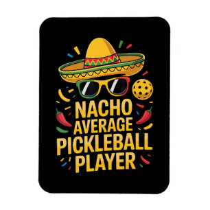 Magnet Flexible Joueur de pickleball moyen nacho
