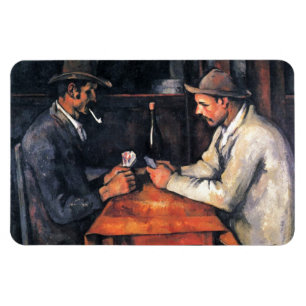 Magnet Flexible Joueurs de cartes Paul Cezanne Peinture Art