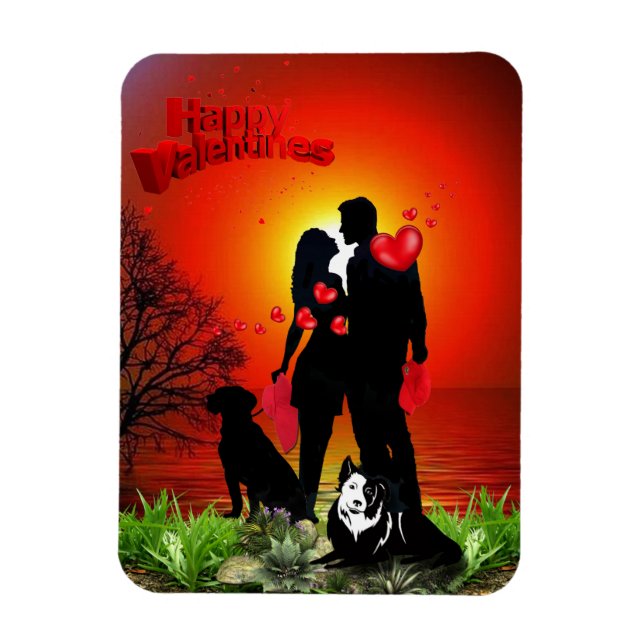 Magnet Flexible Jour de la romance (Vertical)