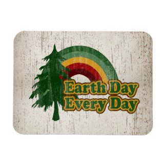 Magnet Flexible Jour des terres tous les jours, Retro Rainbow