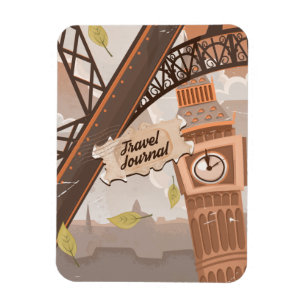 Magnet Flexible Journal de voyage.