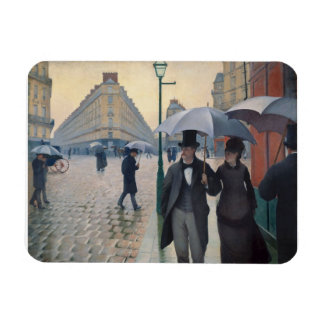 Magnet Flexible Journée de la Pluie de Paris par Gustave Caillebot