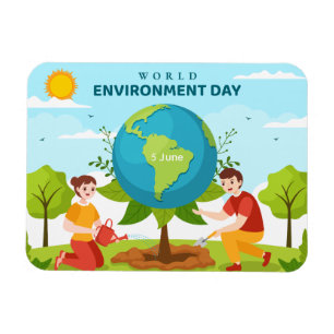 Magnet Flexible Journée mondiale de l'environnement : plantation d