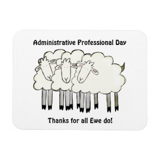 Magnet Flexible Journée professionnelle administrative - Merci