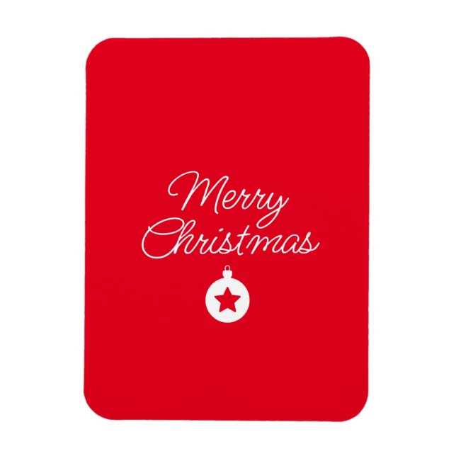 Magnet Flexible Joyeuse nouvelle année Joyeux Noël Période des fêt (Vertical)