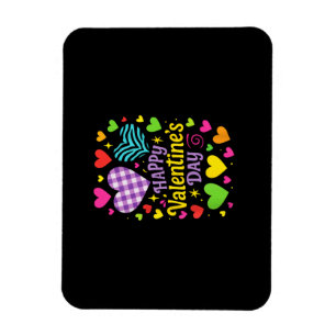 Magnet Flexible Joyeuse Saint-Valentin - Cœurs Amour