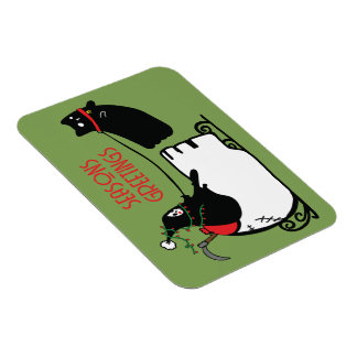 Magnet Flexible Joyeuses Fêtes Père Noël de Grim Reaper