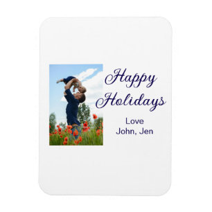 Magnet Flexible Joyeuses vacances père fils Noël cadeaux de famill