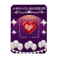 Joyeux 10e anniversaire Elegant Boho Balloon Bleu
