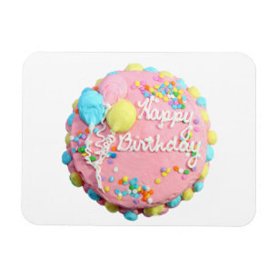 Magnet Flexible Joyeux Aimant Flexi de gâteau d'anniversaire