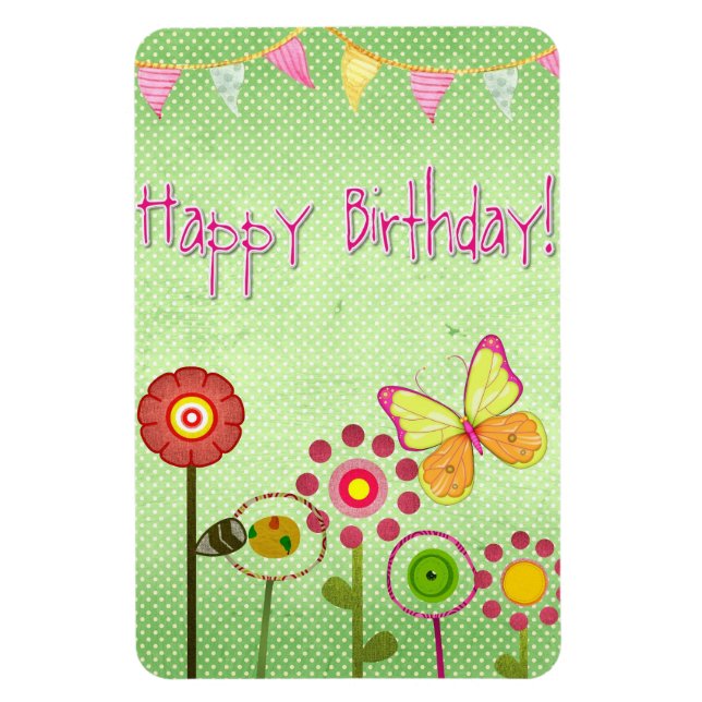 Magnet Flexible Joyeux anniversaire (Vertical)