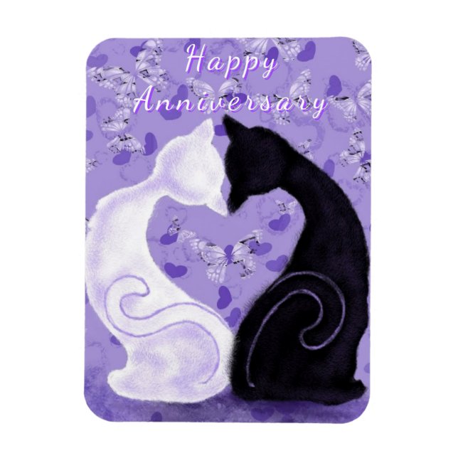 Magnet Flexible Joyeux Anniversaire - Beau Amour (Vertical)