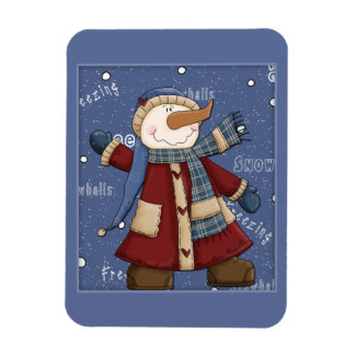 Magnet Flexible Joyeux bonhomme de neige