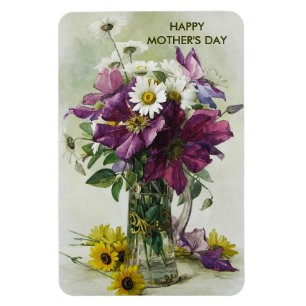 Magnet Flexible Joyeux cadeau de la fête des mères de peinture Fle