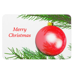 Magnet Flexible Joyeux décor d'arbre de Noël