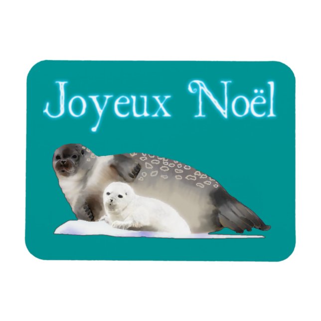 Magnet Flexible Joyeux Noё l - Sceau annelé (Horizontal)
