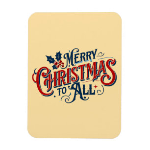 Magnet Flexible Joyeux Noël à tous - Festive Holiday A