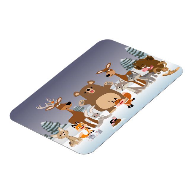 Magnet Flexible Joyeux Noël! Aimant souple pour animaux mignons (Côté Gauche)