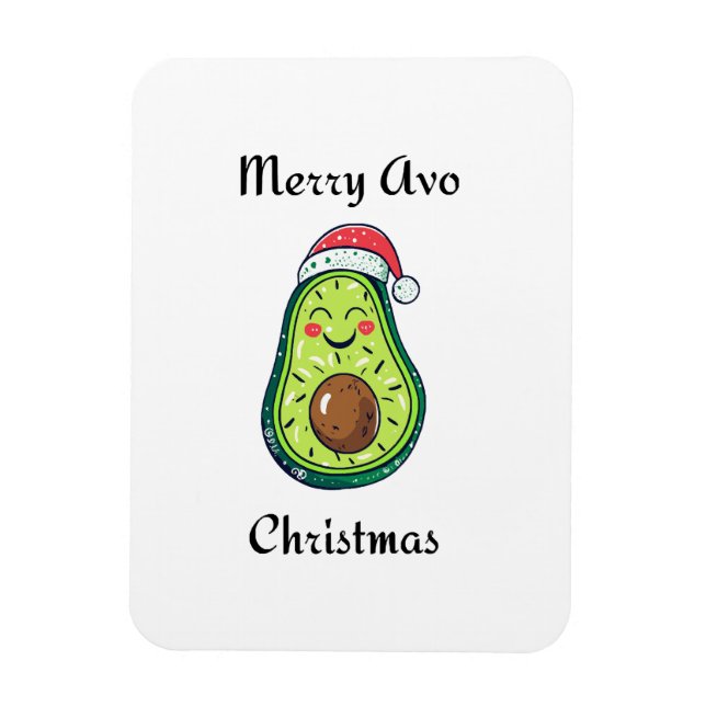 Magnet Flexible Joyeux Noël Avo (Vertical)