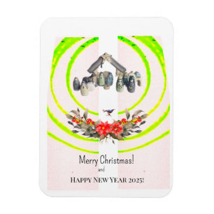 Magnet Flexible Joyeux Noël! Carte