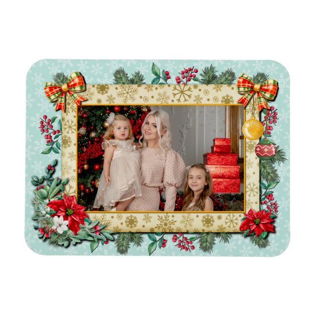 Magnet Flexible Joyeux Noël et Joyeux Nouvel An par amour (Horizontal)