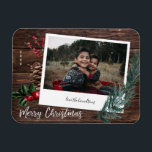 Magnet Flexible Joyeux Noël rustique- Photo instantanée<br><div class="desc">Envoyez une Joie de Noël que vous pouvez continuer tout au long de l'année sur un réfrigérateur ou une surface magnétique avec votre aimant photo Joyeux Noël Rustique Instant.</div>