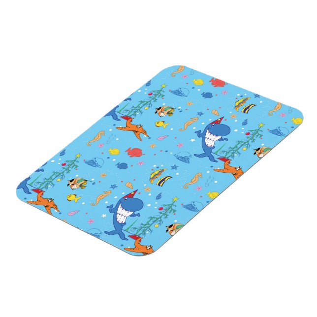 Magnet Flexible Joyeux Noël Shark (Côté Gauche)