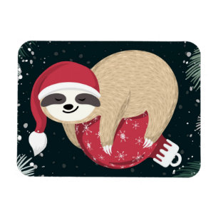 Magnet Flexible Joyeux Noël Sloth Orament