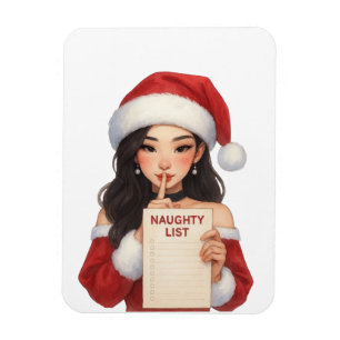 Magnet Flexible Joyeux Noël Vous êtes sur ma liste de vilains mign
