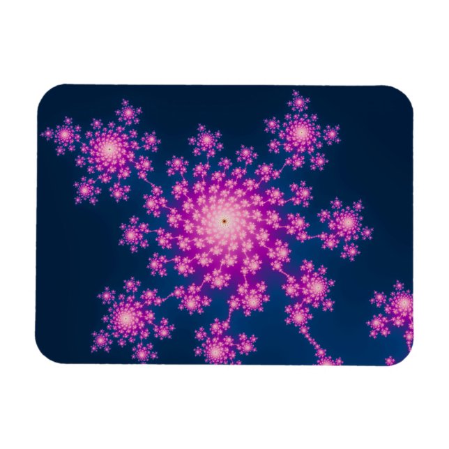 Magnet Flexible Joyeux Nouvel An Fractal (Horizontal)