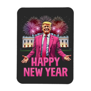 Magnet Flexible Joyeux Nouvel An Jour d'Inauguration d'Eve Trump N