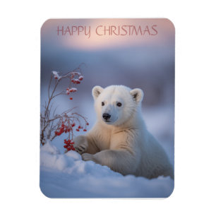 Magnet Flexible Joyeux Ours de Noël