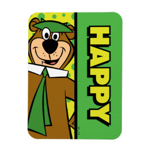 Magnet Flexible Joyeux Yogi Bear