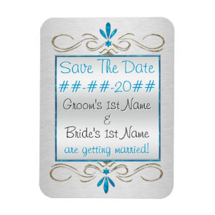Magnet Flexible Judaism Flourishes - Save The Date - Personalized