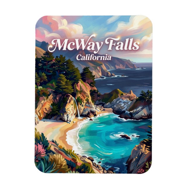 Magnet Flexible Julia Pfeiffer Burns Californie (Vertical)